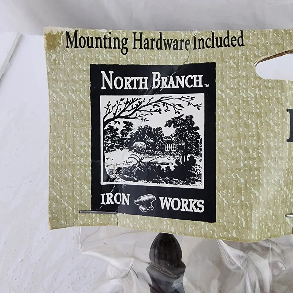 North Branch Set of Two Black Decorative Curtain Holdbacks NWT